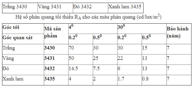 Giấy phản quang 3M 3400