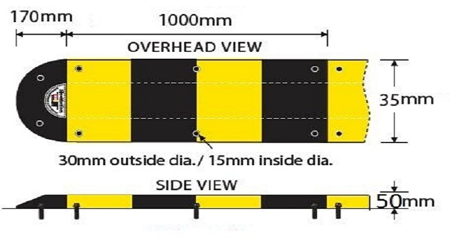 Gờ giảm tốc ô tô